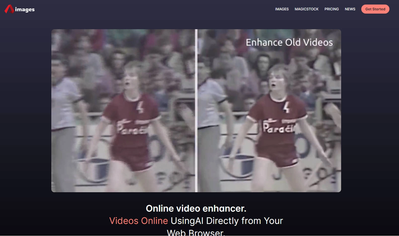 Aimages Video Enhancer - 動画高画質化AIサイト